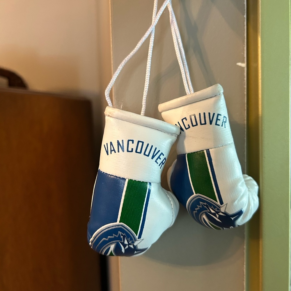 Mini Boxing Gloves car accessories NHL Vancouver Canucks hockey